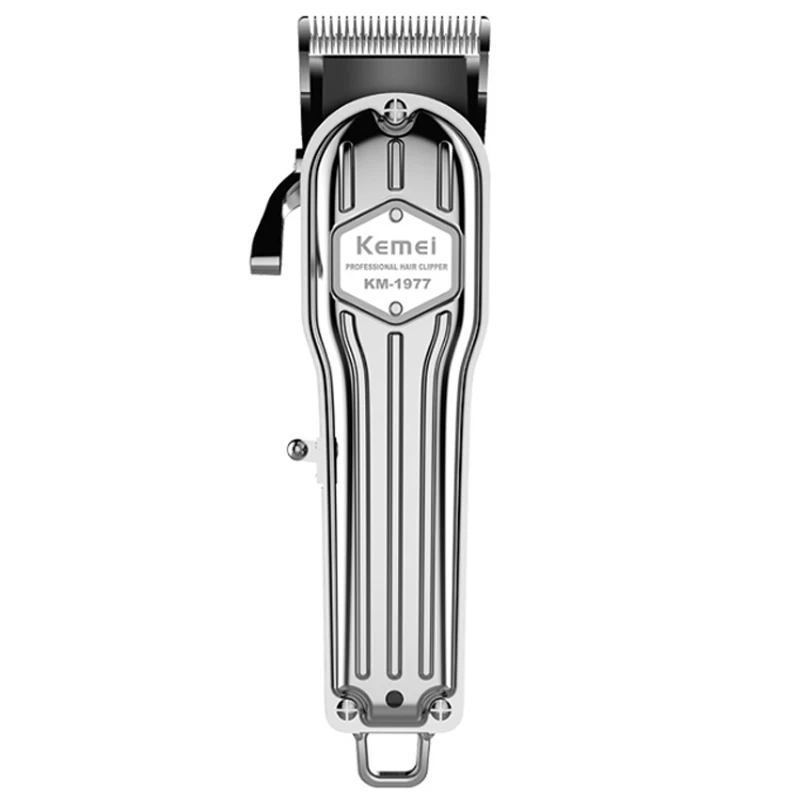 Полностью металлический клипер для волос Профессиональный парикмахерский Kemel Gold