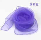 Музыка учебное пособие для детского сада сценическая танцевальная детская 60*60 см маленький шарф квадратной формы, однотонные, шелковые шарфы