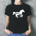 Hipster лошадь обувь для мам; Футболка любителей лошадей Графический Футболка Femme Летняя мода с принтом лошади, женские топы, женские футболки Camiseta Mujer