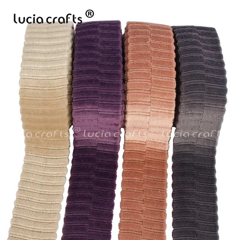 2 ярда 25 мм бархатная плюшевая лента для шитья воротника материал одежды сделай