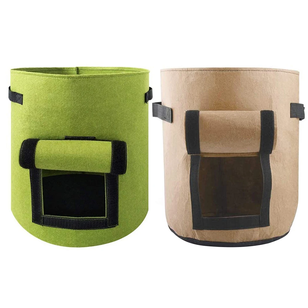 

Non-woven Plant Growth Bags Fabric Vegetable Planting Seedling Pots DIY Vertical Garden Grow Bag Eco-Friendly Garden Tools
