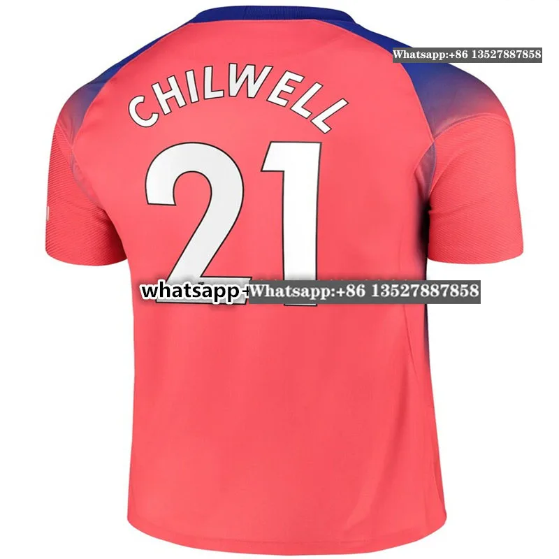 

PULISIC new Third Home away 2020 -2021 ChelseaES shirt CHILWELL WERNER KANTE ZIYECH ABRAHAM AZPILICUETA GIROUD Top Q