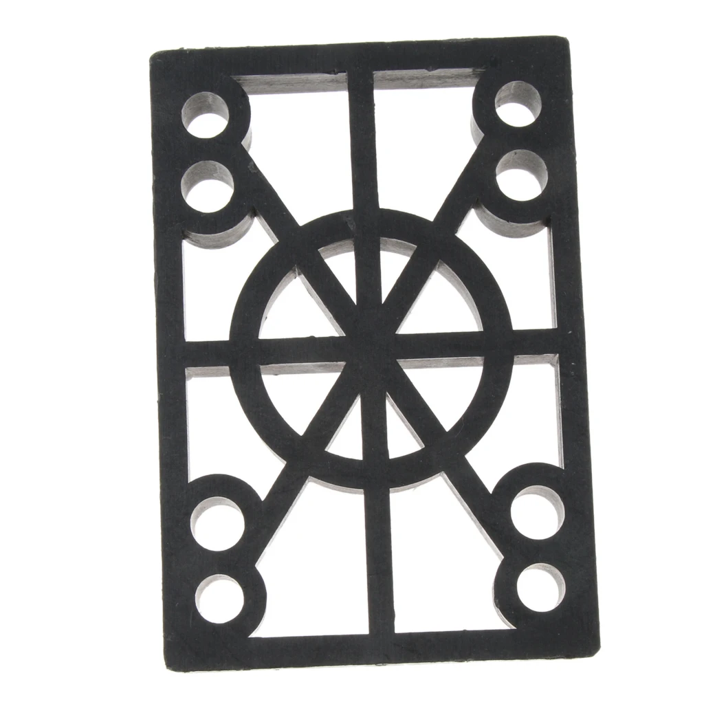 

2 шт. 12 мм скейтборд стояк Pad Лонгборд ударные колодки уменьшает укуса колеса