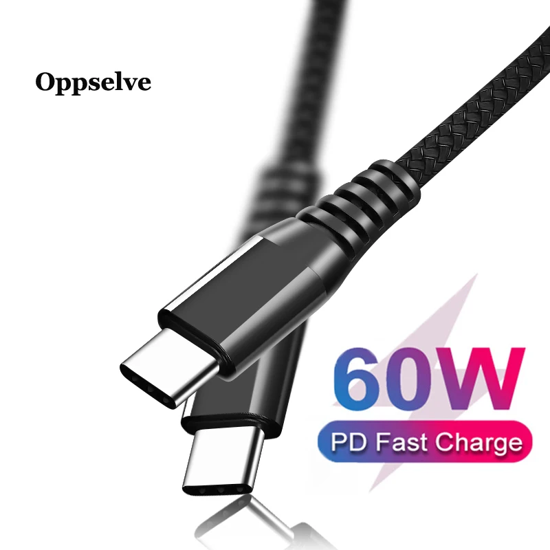 USB Type C to Cable for Samsung Galaxy S10 S9 S8 PD60W Fast Charger Macbook Pro Support Quick Charge4.0 Cord | Мобильные телефоны и