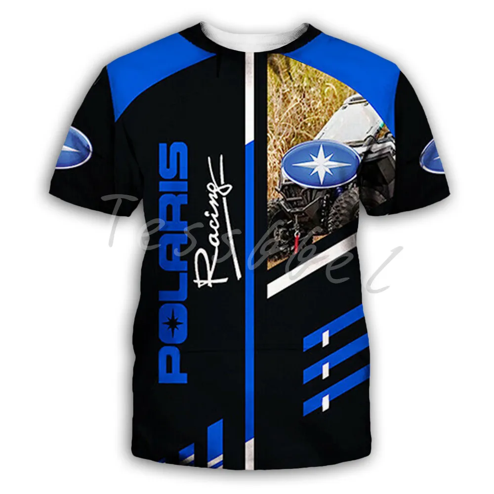 

Tessffel Polaris Outdoor Motorcycle 3D Print Summer Men‘s T-Shirts Off-Road Sports Short-Sleeve Top Harajuku Tees Streetwear M3