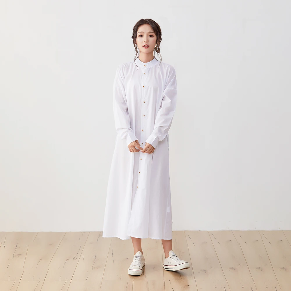 Японское и корейское модное платье с длинными рукавами Новинка Осень-зима 2021