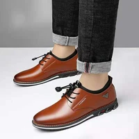 new round toe mens casual shoes mens loafers shoes luxury breathable lace up fashion men sneakers mens loafers shoes luxury