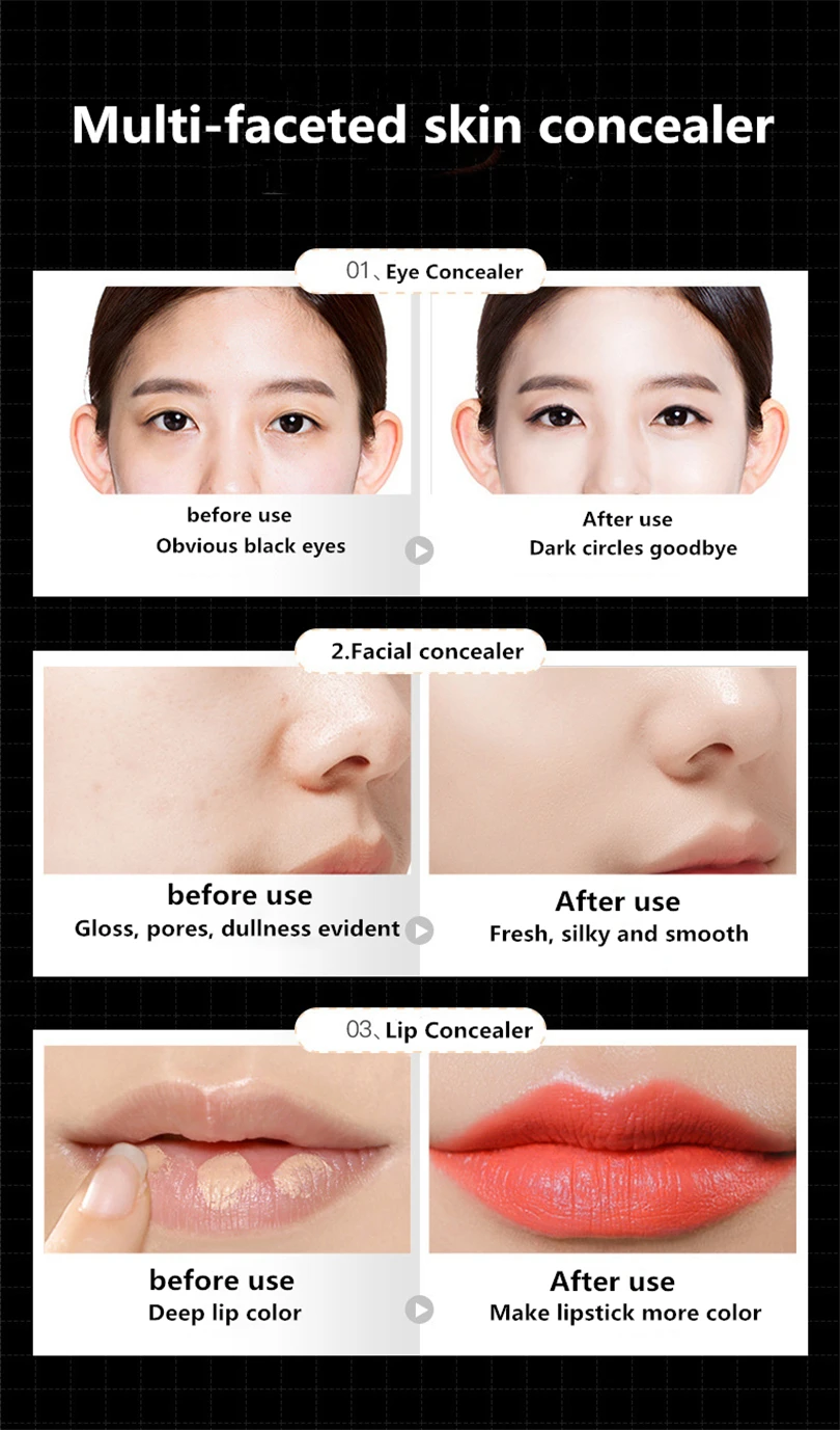 корейская косметика для лица BB CC крем макияж консилер сильный прочного