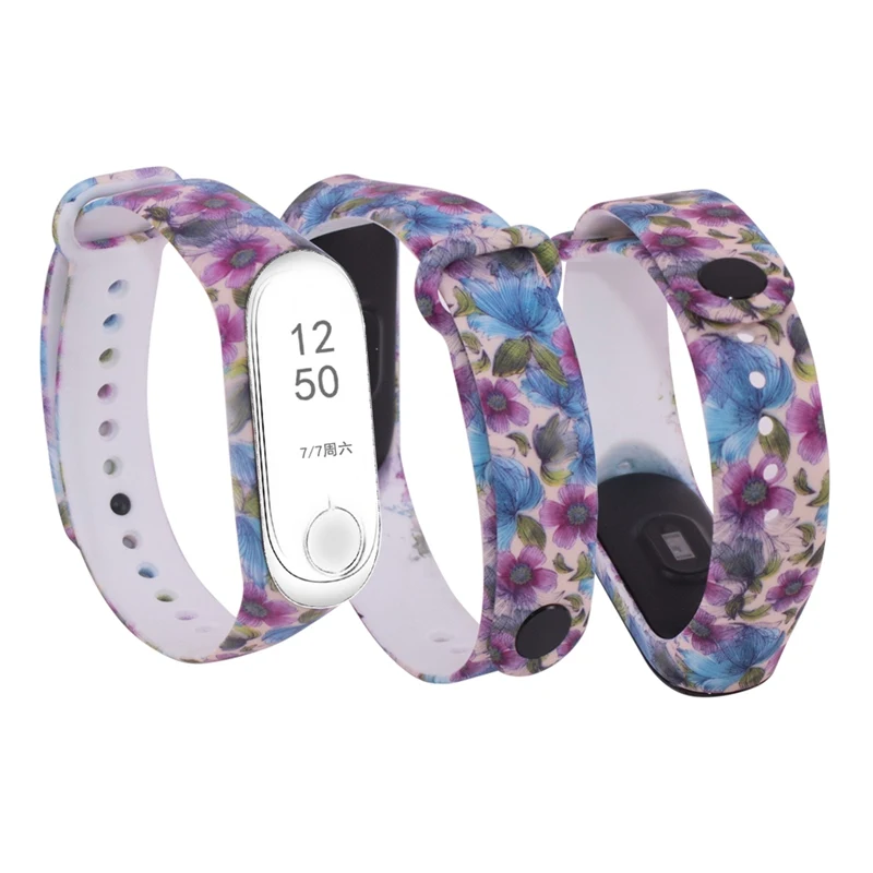 Miband 3 ремешок Mi band Аксессуары силиконовый регулируемый pulsera correa замена для xiaomi mi