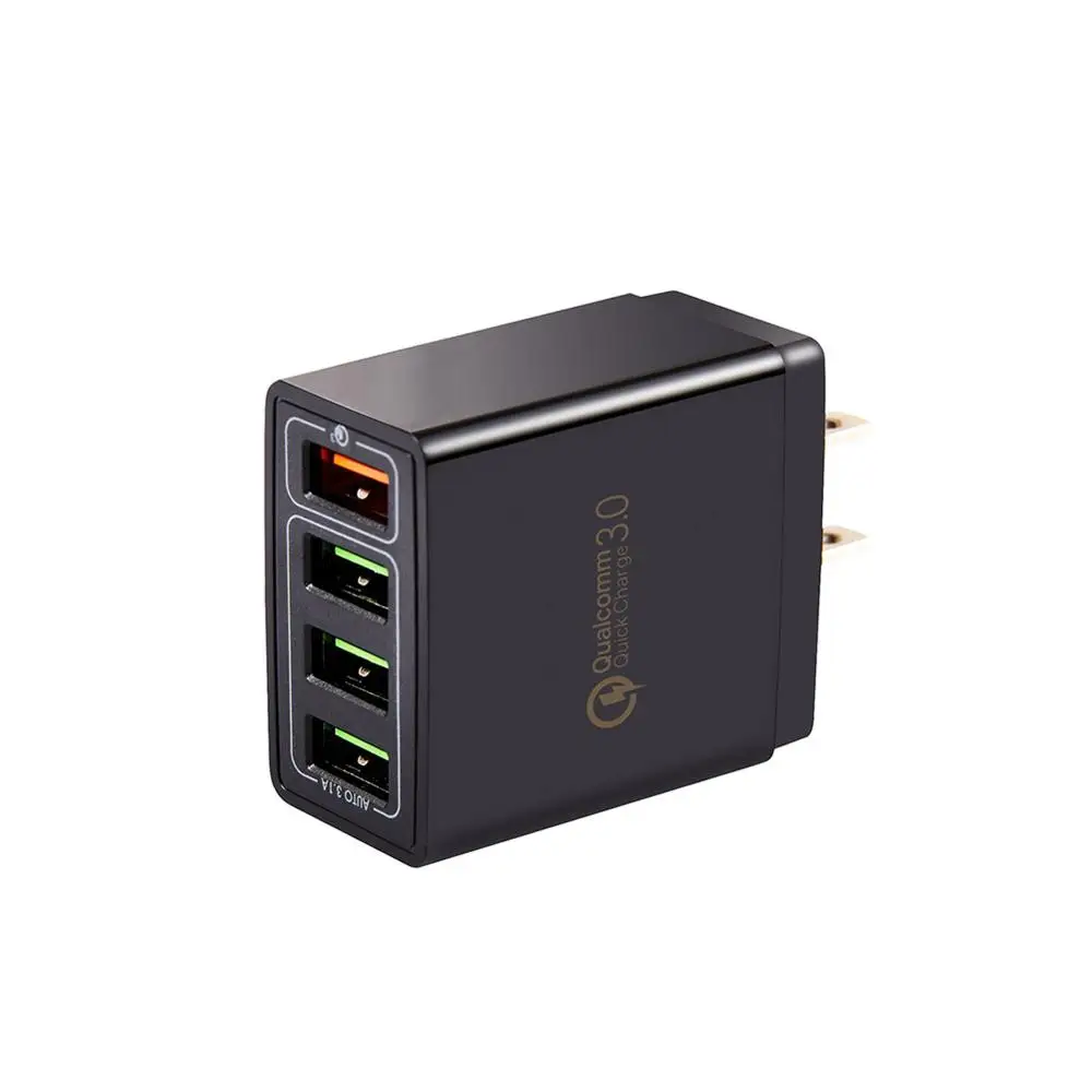 Новое зарядное устройство с 4 портами USB для Samsung/iPhone/Huawei стены мобильный телефон