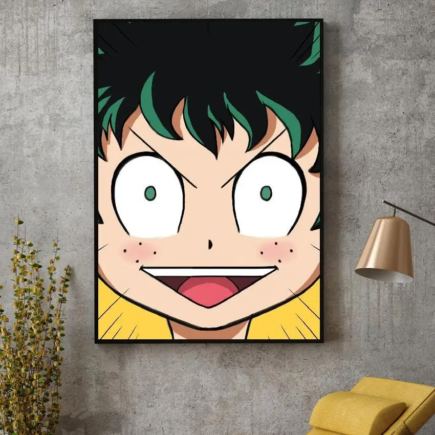 Картина квадратной формы Моя геройская Академия алмазная 5D Вышивка крестиком