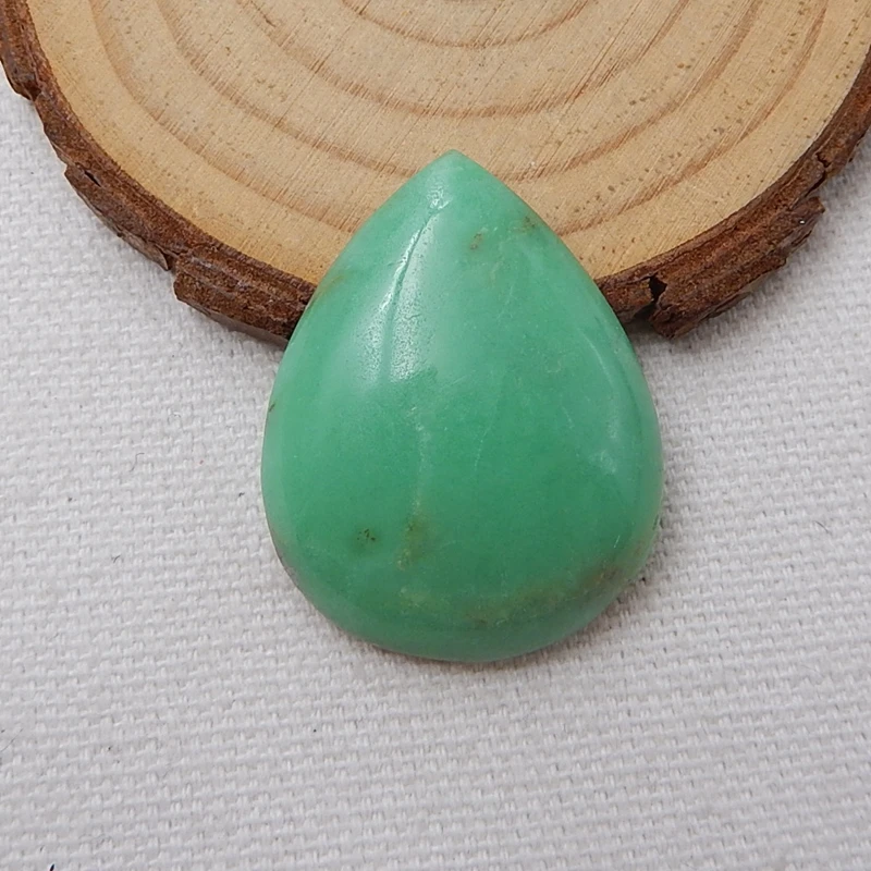 Оптовая продажа 1 шт. натуральный камень Chrysoprase кабошон 32x26x7 мм 7 3 г модные