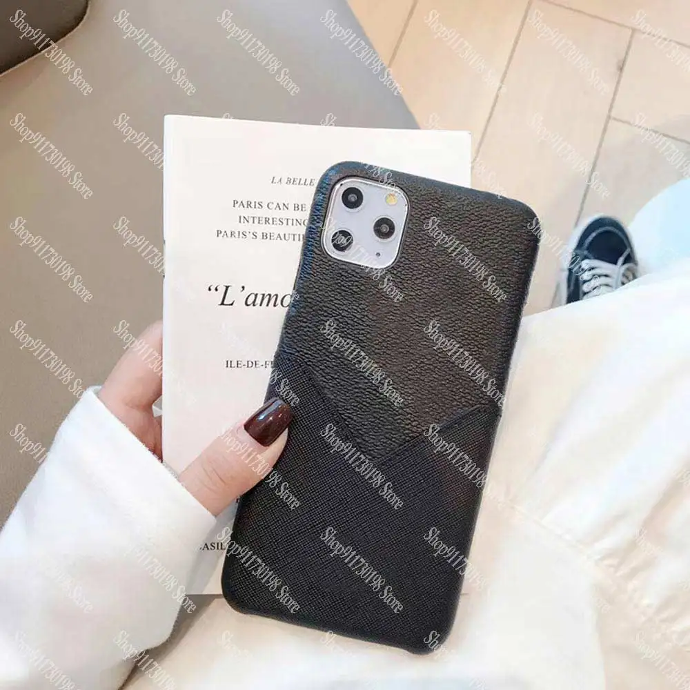 

Fashion Designer Phone Case for iPhone 12 Pro Max 12 Mini 11 11promax X Xs Xr 8 7 Plus High Quality With Card Skin Cover Cases