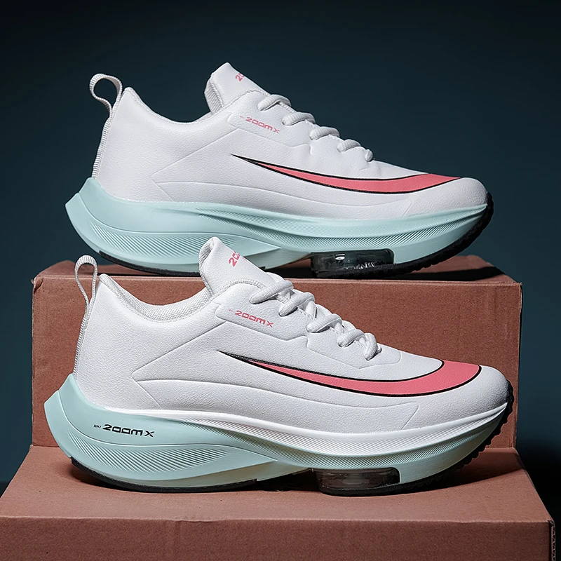 Men's Sports Training Sneakers Air Cushion Mesh Tennis Sports Shoes Outdoor Running Shoes Non-slip Wear-resistant Casual Shoes