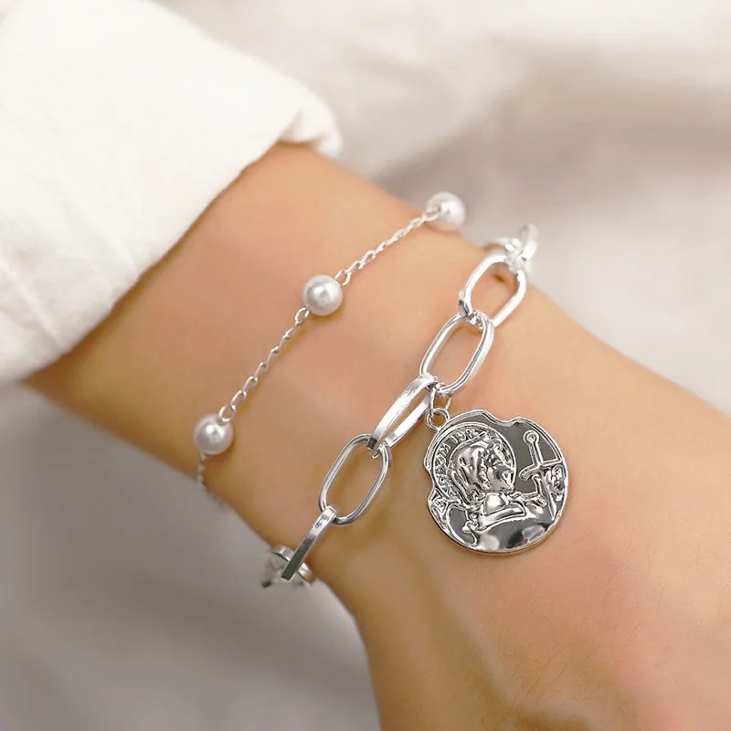 Модные Роскошные с большим именем любовь пятиконечная звезда жемчуг сочетание