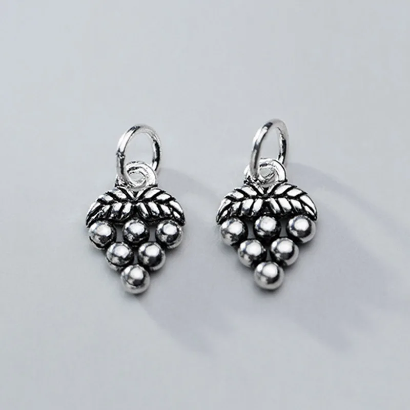 

Подвески женские из серебра 925 пробы, в виде винограда