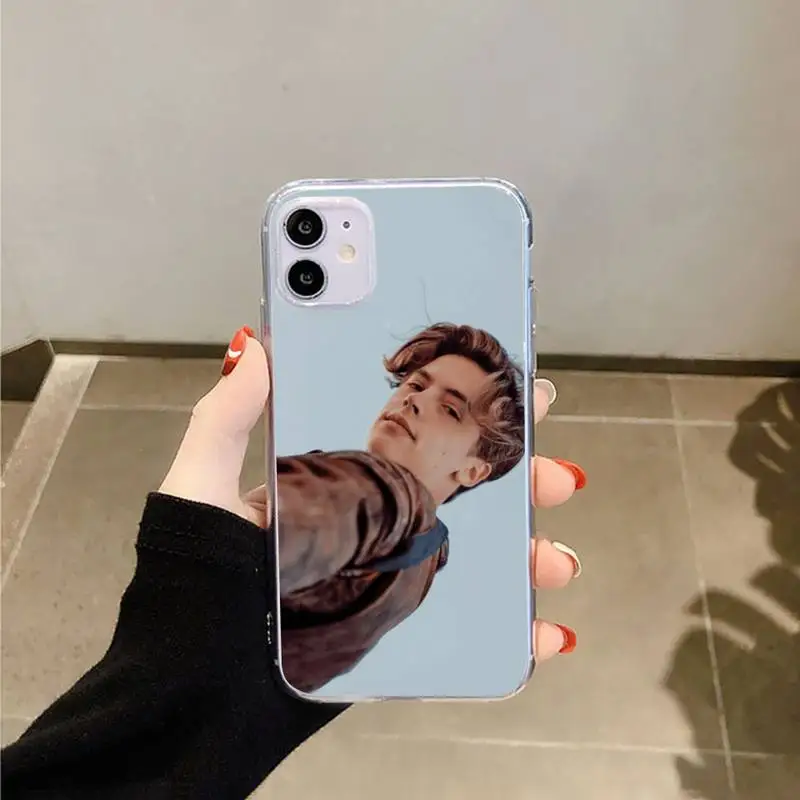 

American TV Riverdale Series Cole Sprouse Phone Case Transparent for iPhone 6 7 8 11 12 s mini pro X XS XR MAX Plus