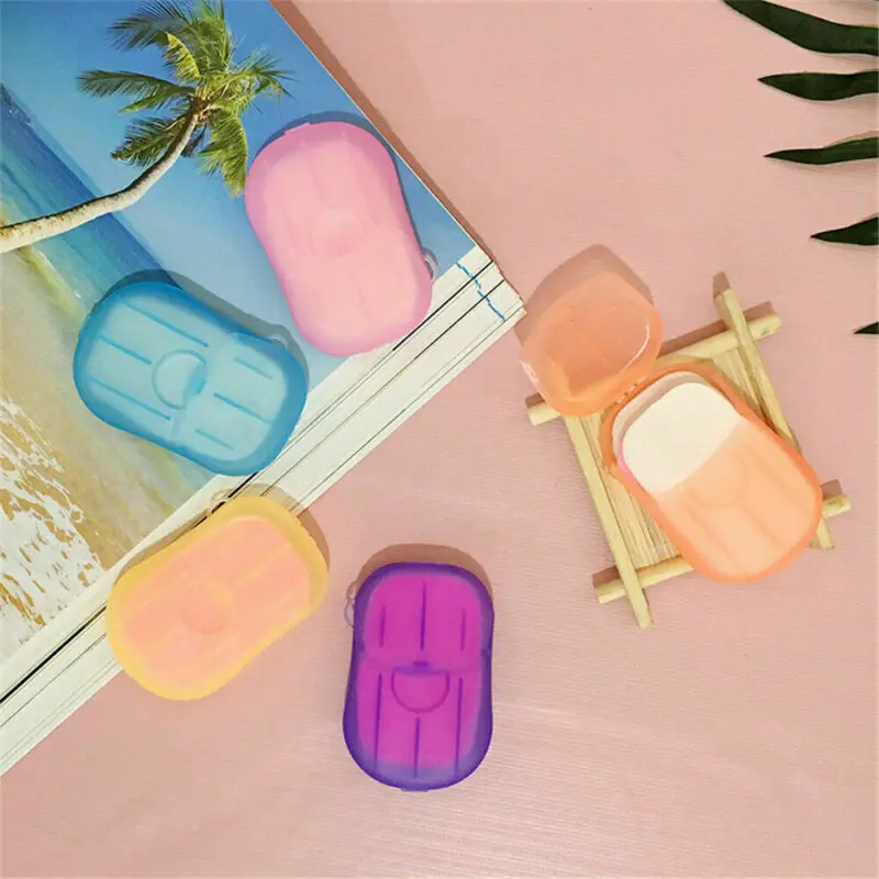 20 шт. дорожная бумага для мыла моющая ручная ванна чистые ароматизированные