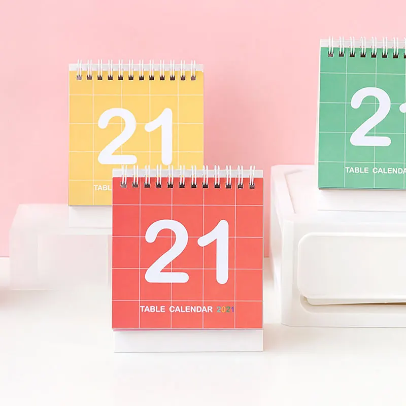 

Simple Black White Grey Series Desktop Calendar Dual Daily Organizer Office