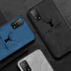 Тканевый чехол-бампер с оленем для xiaomi mi 10t pro, мягкий силиконовый чехол из ТПУ и холста для телефона xiaomi xiomi mi 10 lite 9 pro light