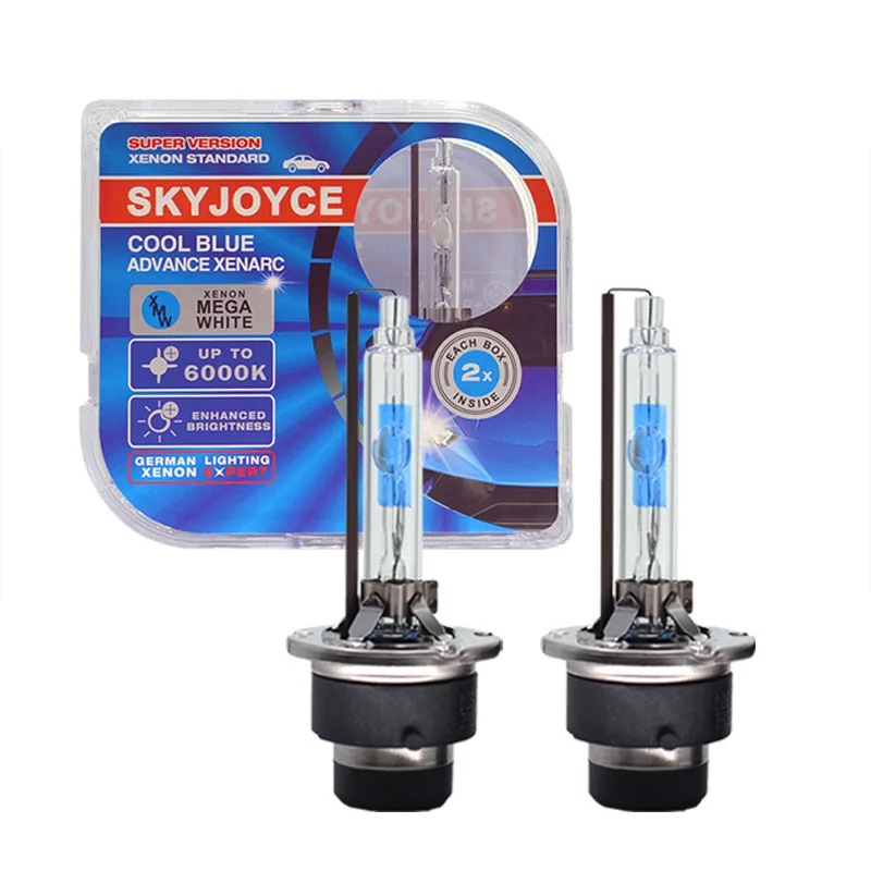 Новые автомобильные лампы SKYJOYCE HID Xenon D1S D2S D3S D4S 2021 года 35W 5500K высокой яркости белого цвета для фар.