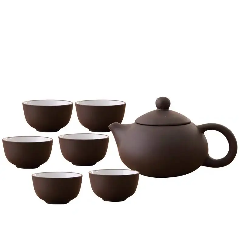 Новый год Фиолетовый Глиняный китайский старинный художественный керамический