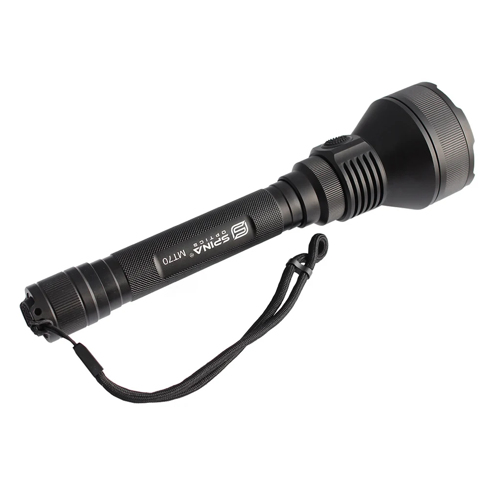 安い Spina-狩猟やキャンプ用の超強力な充電式LED懐中電灯,T70,2300lm