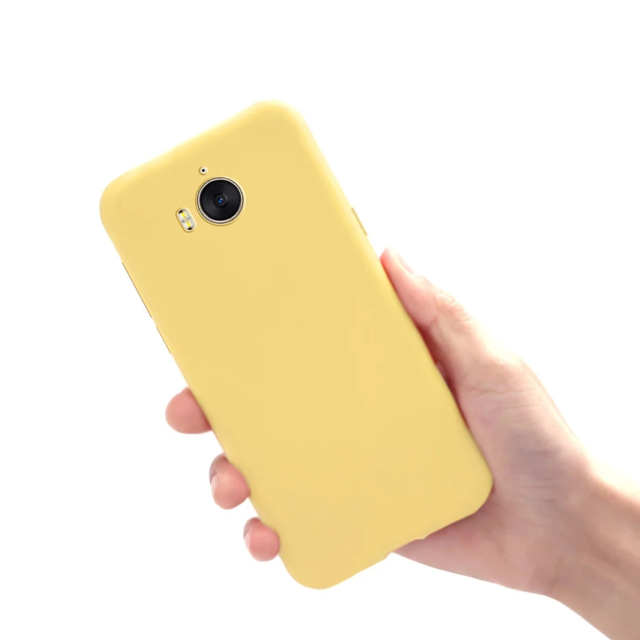 Чехол для телефона для huawei Y5 Mya-l22 Mya-u29 huawei Y6 чехол из мягкого силикона Карамельный цвет задняя крышка для huawei Y5 чехол
