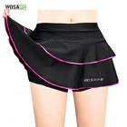 Женские велосипедные шорты WOSAWE, юбка с 3D подкладкой, нижнее белье, уличная спортивная юбка для горного велосипеда, велосипедная юбка для горного туризма