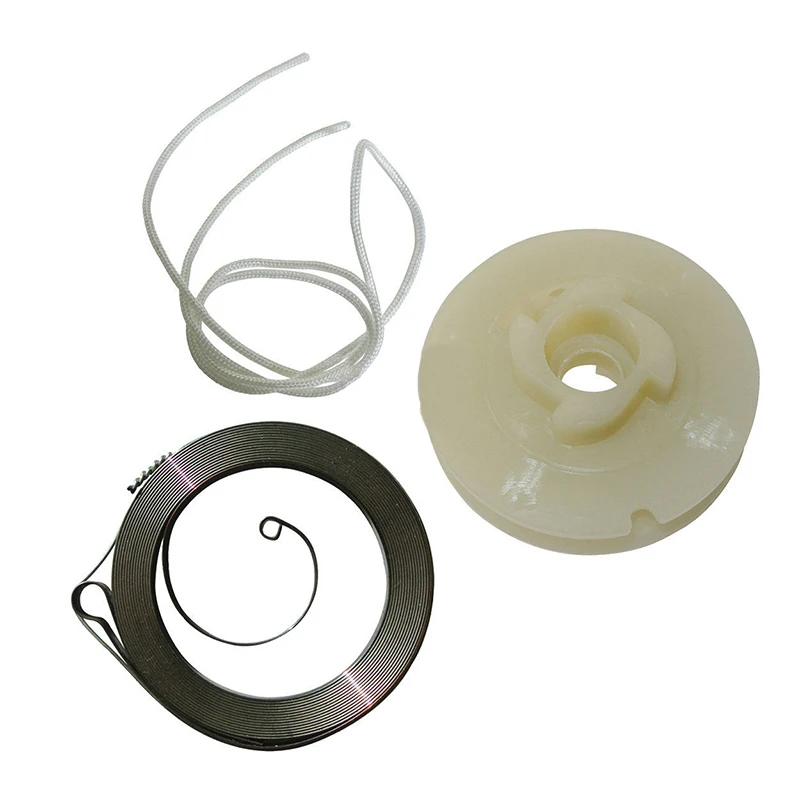 Стартовая пружина и Тяговая веревка для китайского комплекта бензопил