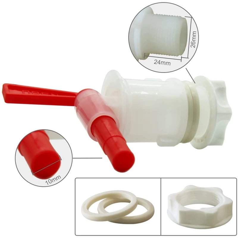 Лучшее 5 упаковок пластиковое ведро для розлива кран Домашнего Пива вина пива |