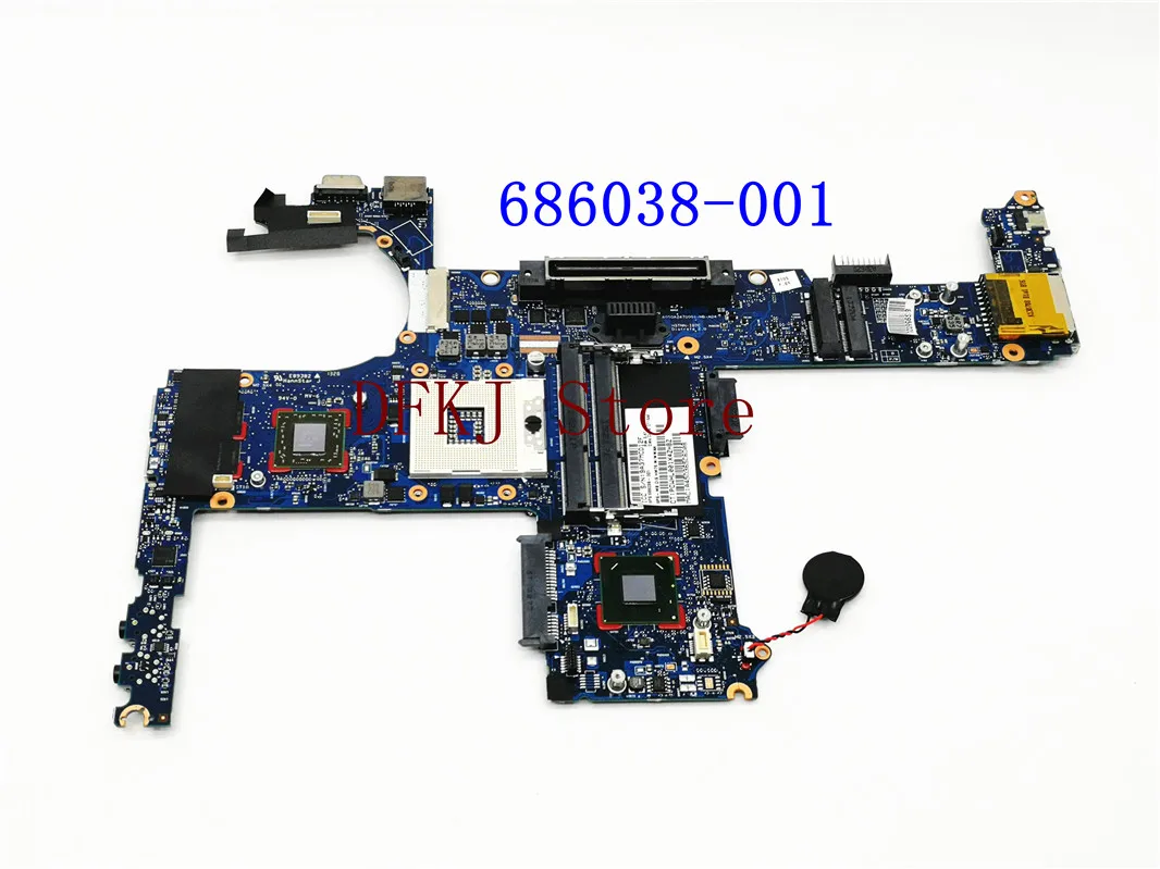 Материнская плата 686038 001 для ноутбука HP ProBook 6470B 8470P HM76 HD 7570M 6050A2470001 MB A04 материнская
