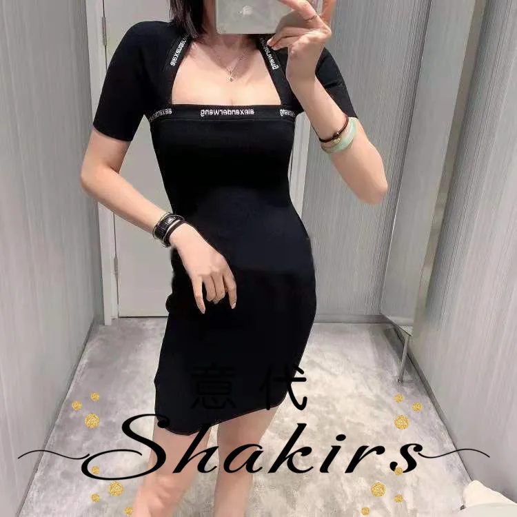 

Wang / 21 new knitted skirt vest suspender dress women's 66