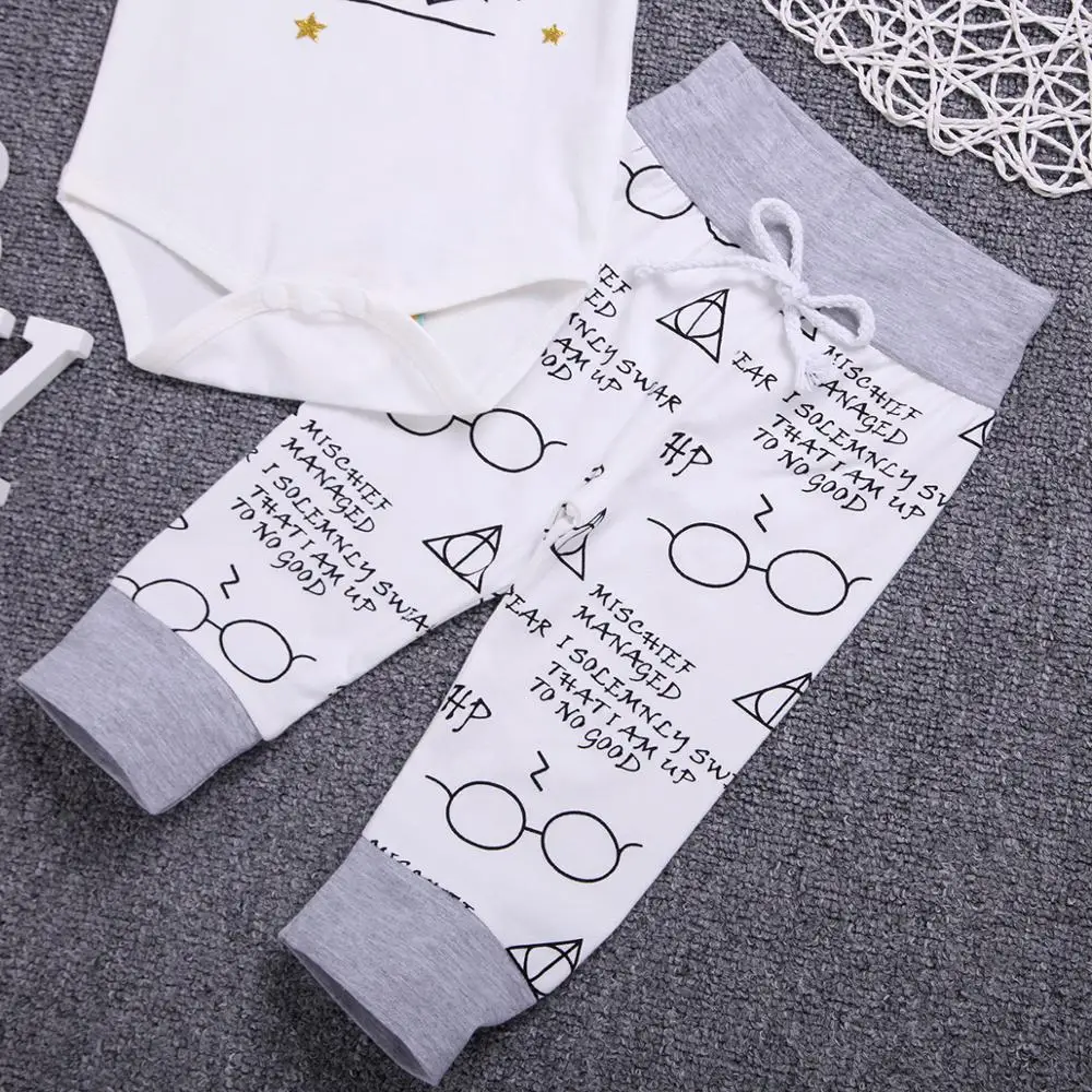 Комплект одежды для маленьких девочек DIIMUU 3 шт. Комбинезон Топ Брюки повязка на