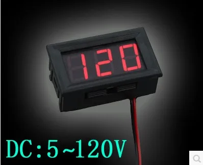 Двухпроводный цифровой дисплей постоянного тока измеритель напряжения 0 56 дюйма