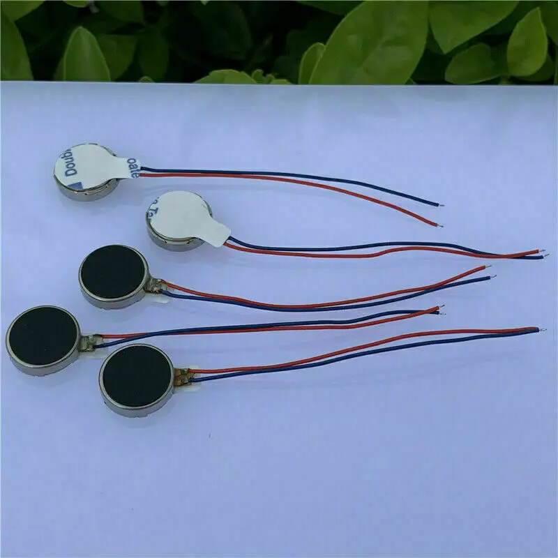 10 мм * 2 7 постоянный ток 3 в пейджер сотовый телефон монета плоский Вибрационный