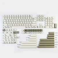 166 keysset japanese pbt keycap xda profile minimalist white pbt dye subbed keycaps for mx switch mechanical keyboard