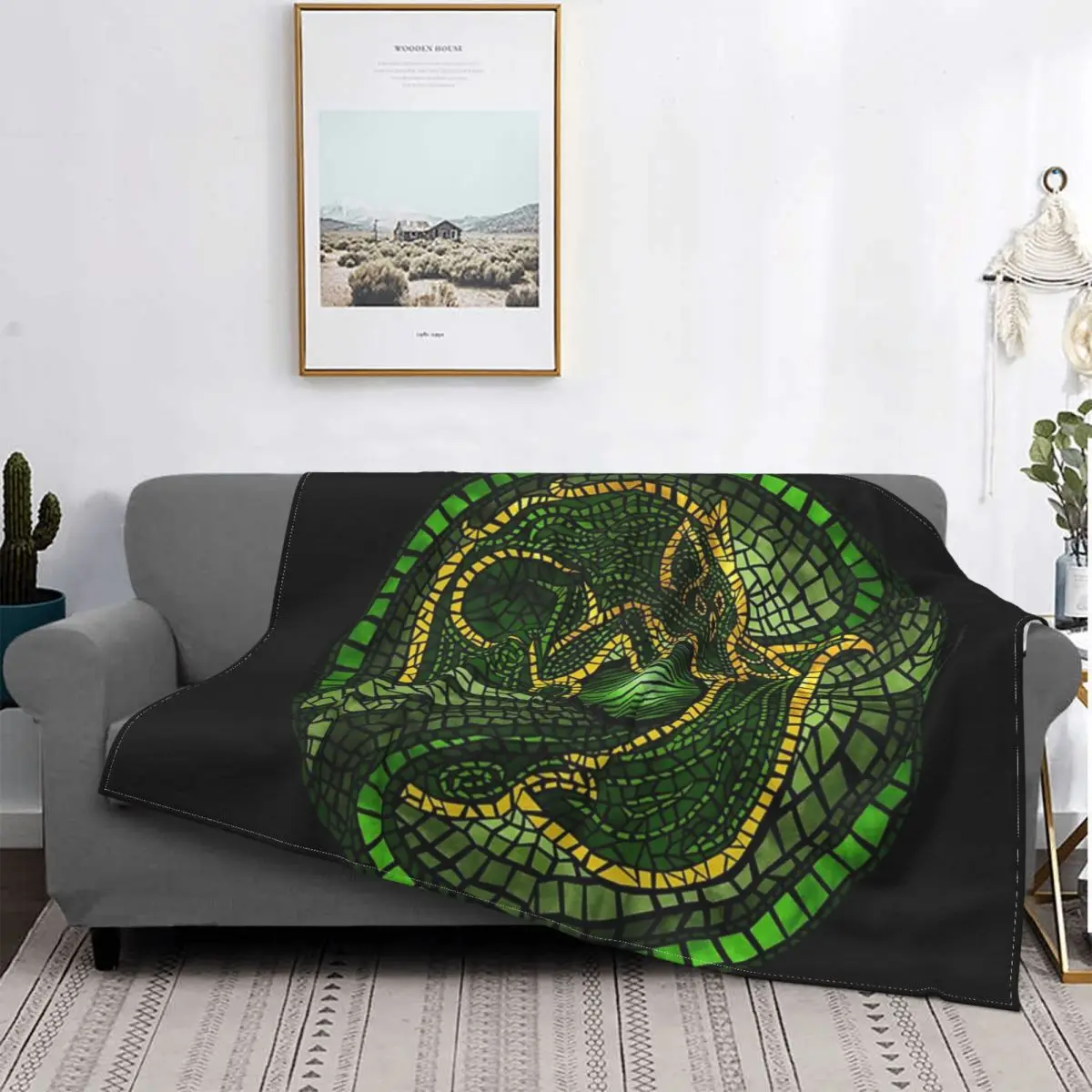 

Manta de Display de Wolf & 39S de The Dread, colcha de cama a cuadros, manta Kawaii de muselina a cuadros, ropa de cama de algodo