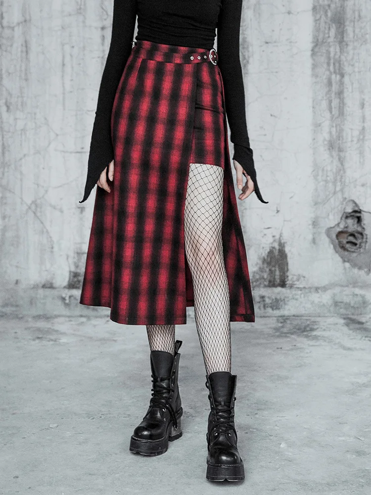 Женская юбка в клетку стиле панк рейв новая классическая облегающая из двух