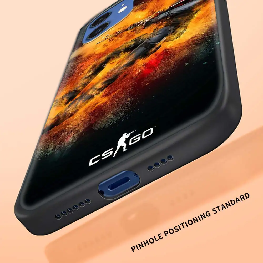 

Case For iPhone 11 Pro Shell For iphone 12 Pro Max 7 8 Plus SE 2020 X XR XS MAX Black Phone Cover Counter Strike cs go