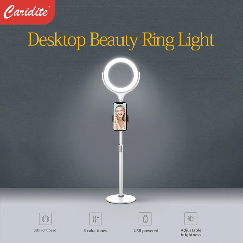 Caridite 2020 Новинка высокого качества 8 дюймов live заполнить Светильник Настольный