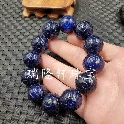 Различные стили Нефритового агата браслет Багуа Круглый из бисера ретро