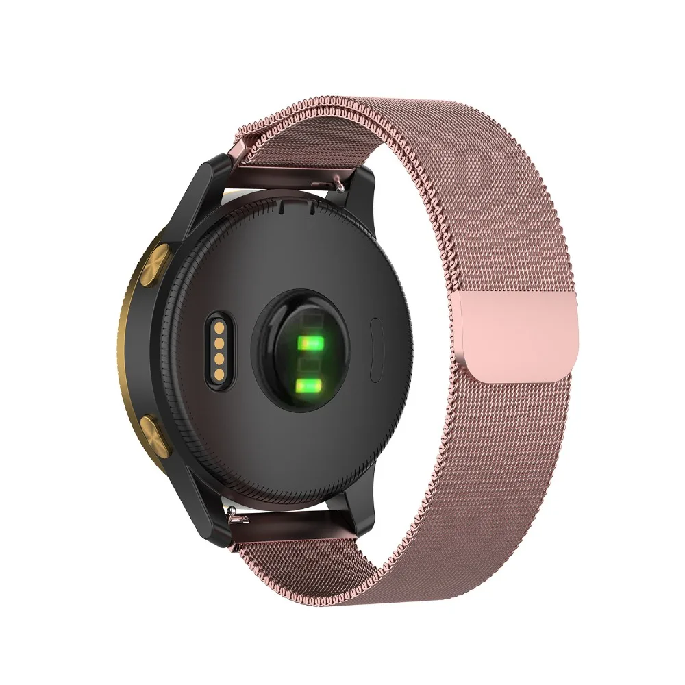 COMLYO, 22 мм, Смарт-часы, браслеты на запястье для Garmin vivoactive, 4 ремешка, Миланский ремешок для часов, браслет на запястье Garmin Vivoactive4