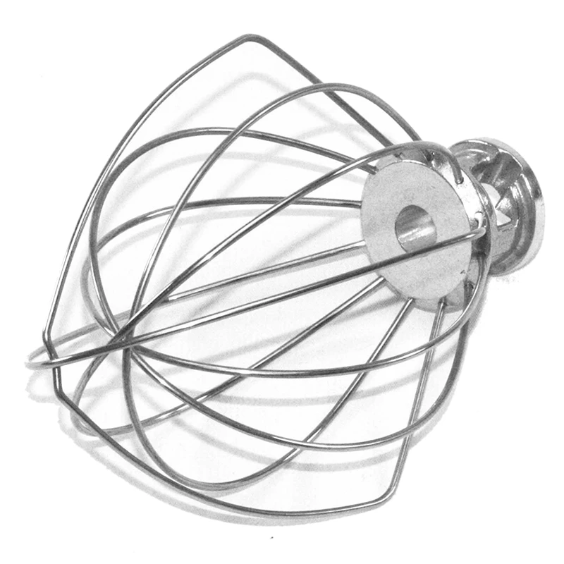 

2 Pcs Stainless Steel Wire Whip Mixer Attachment for K45Ww 9704329 Flour Cake Balloon Whisk Egg Cream Stirrer