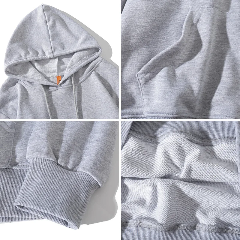 

BOLUBAO Spring Autumn Men Solid Hoodies Fashion Brand Men Casual Hoodies Sweatshirts Trendy Simple Hooded Sweatshirts Male