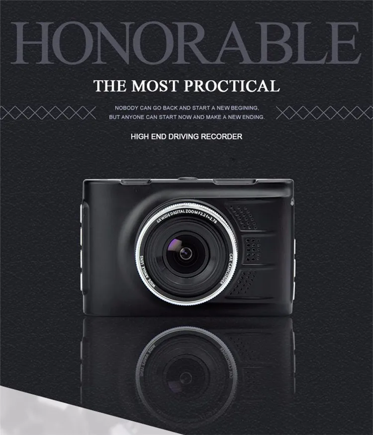 ELRVIKECS 2021 Popular Recorder HD-A10 Night Vision HD Dash Cam 1080P Professional Recorder Brand New Original Genuine Cam