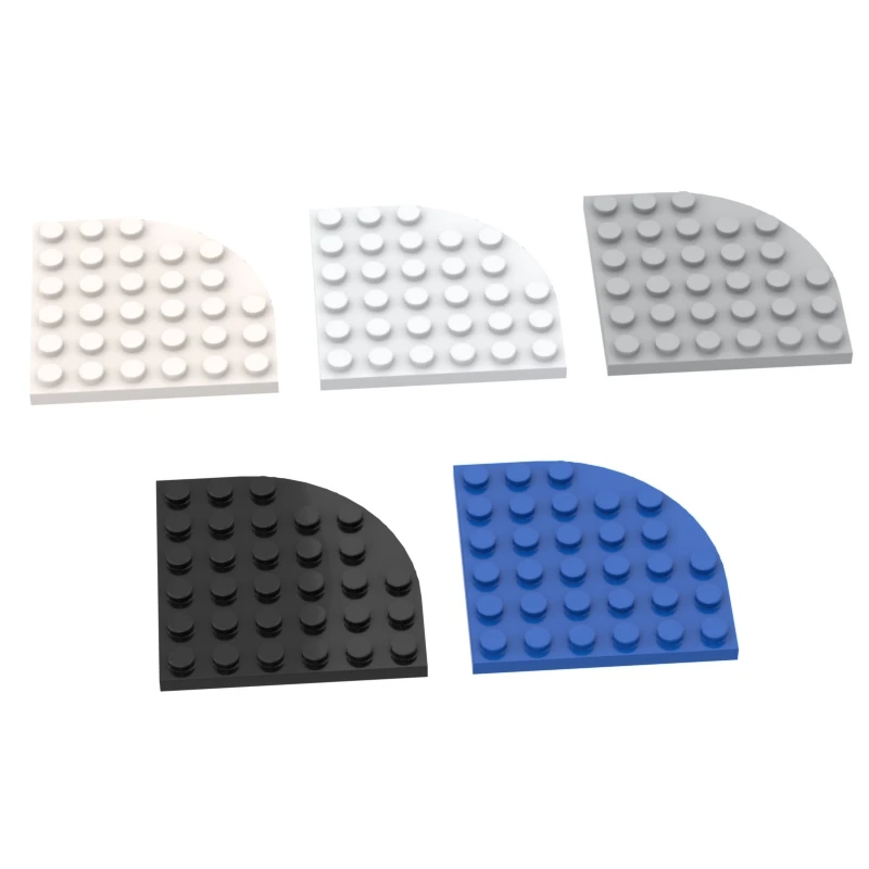 

Sale Buildings Blocks 6003 Plate Round Corner 6 x 6 Bricks Collections Bulk Modular GBC Toys For Technical MOC Set 1Pcs