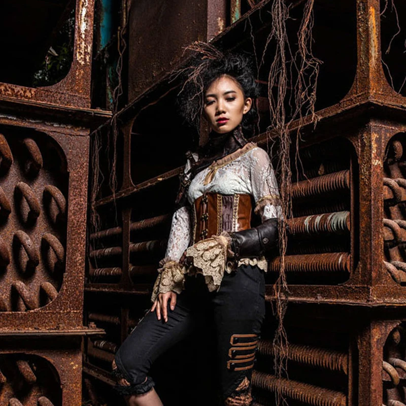 Стимпанк промышленная революция мульти-переменный браслет на предплечье