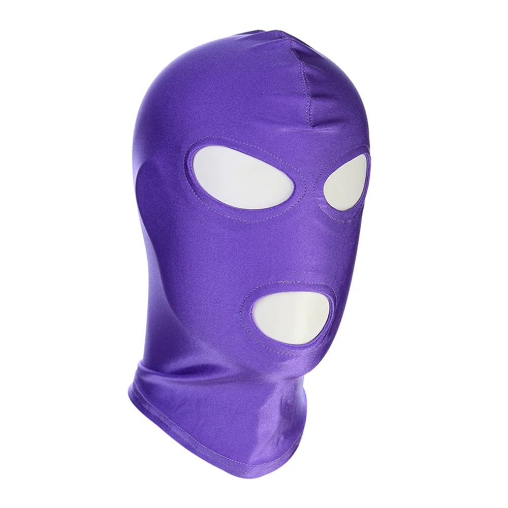 секс шоп товары для пары БДСМ маска рабыня с открытым ртом капюшон фетиш