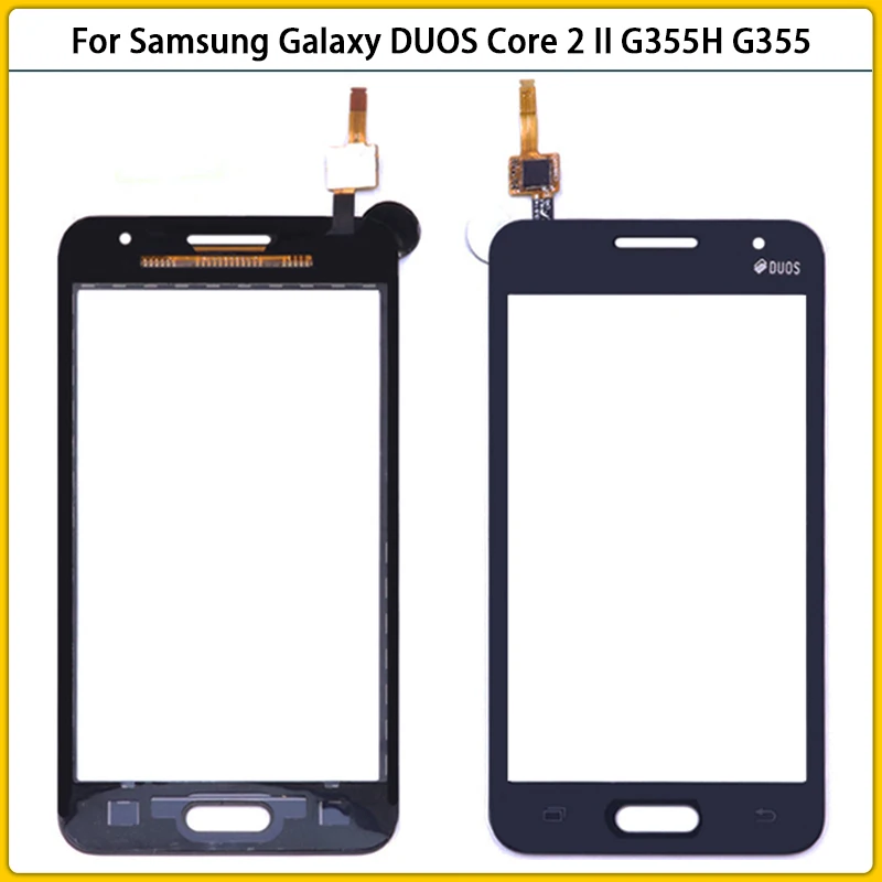 

New For Samsung Galaxy DUOS Core 2 II G355 SM-G355H G355M Touch Screen Panel Digitzer Sensor LCD Front Glass Lens Touchscreen
